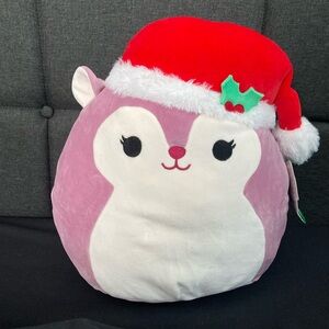 Allina The Squirrel Christmas Limited SquishMallow 12” Plush